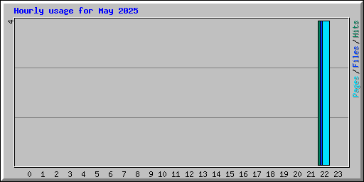 Hourly usage for May 2025